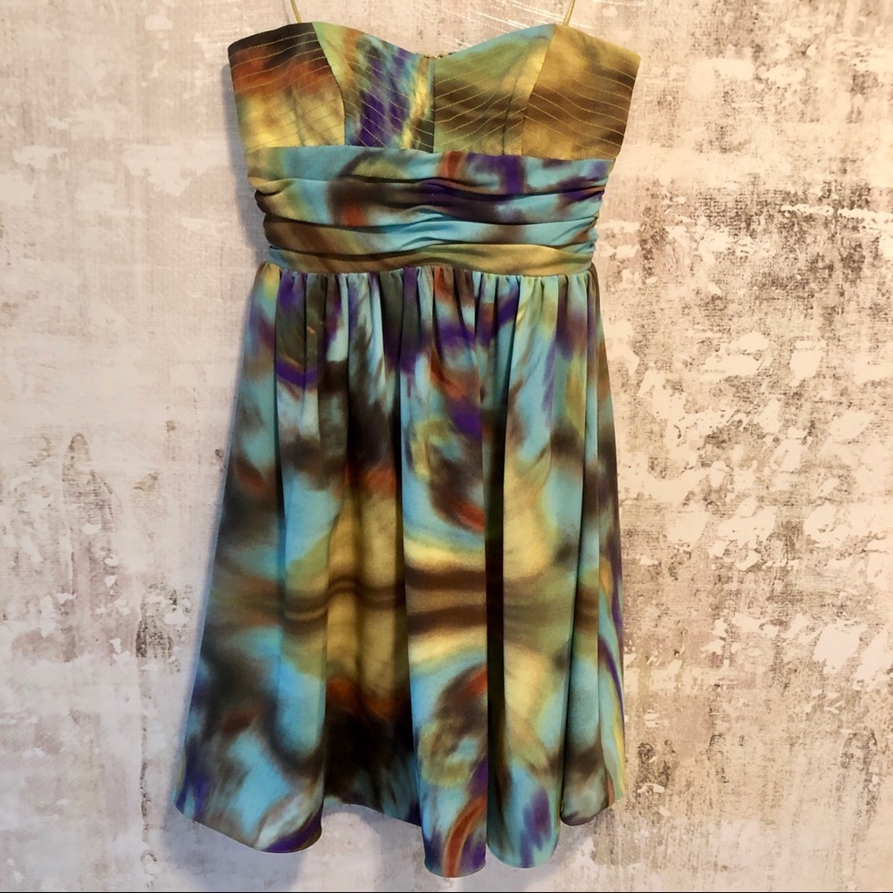 Jessica Simpson strapless mini dress